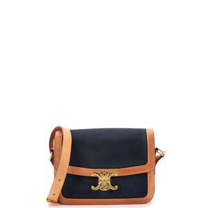Celine Triomphe Shoulder Bag Canvas #253246C23B